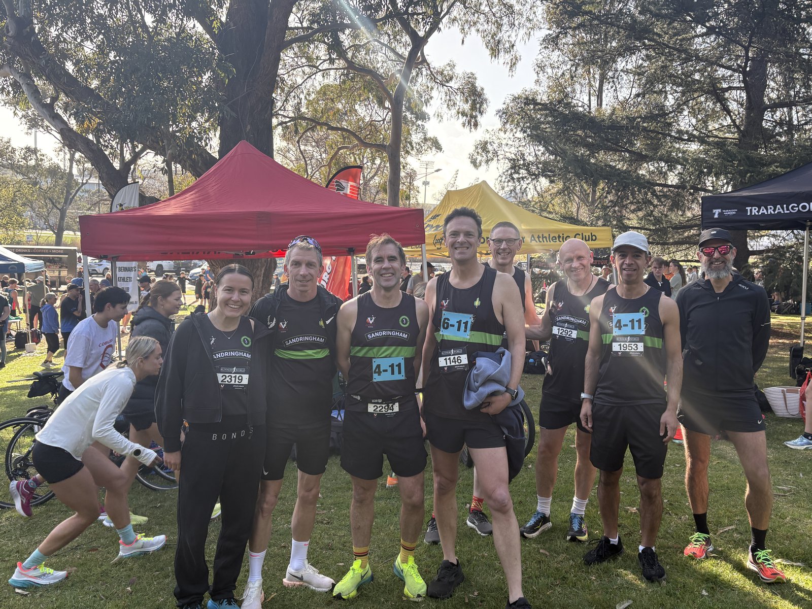 Sandringham Athletic Club runner racing
