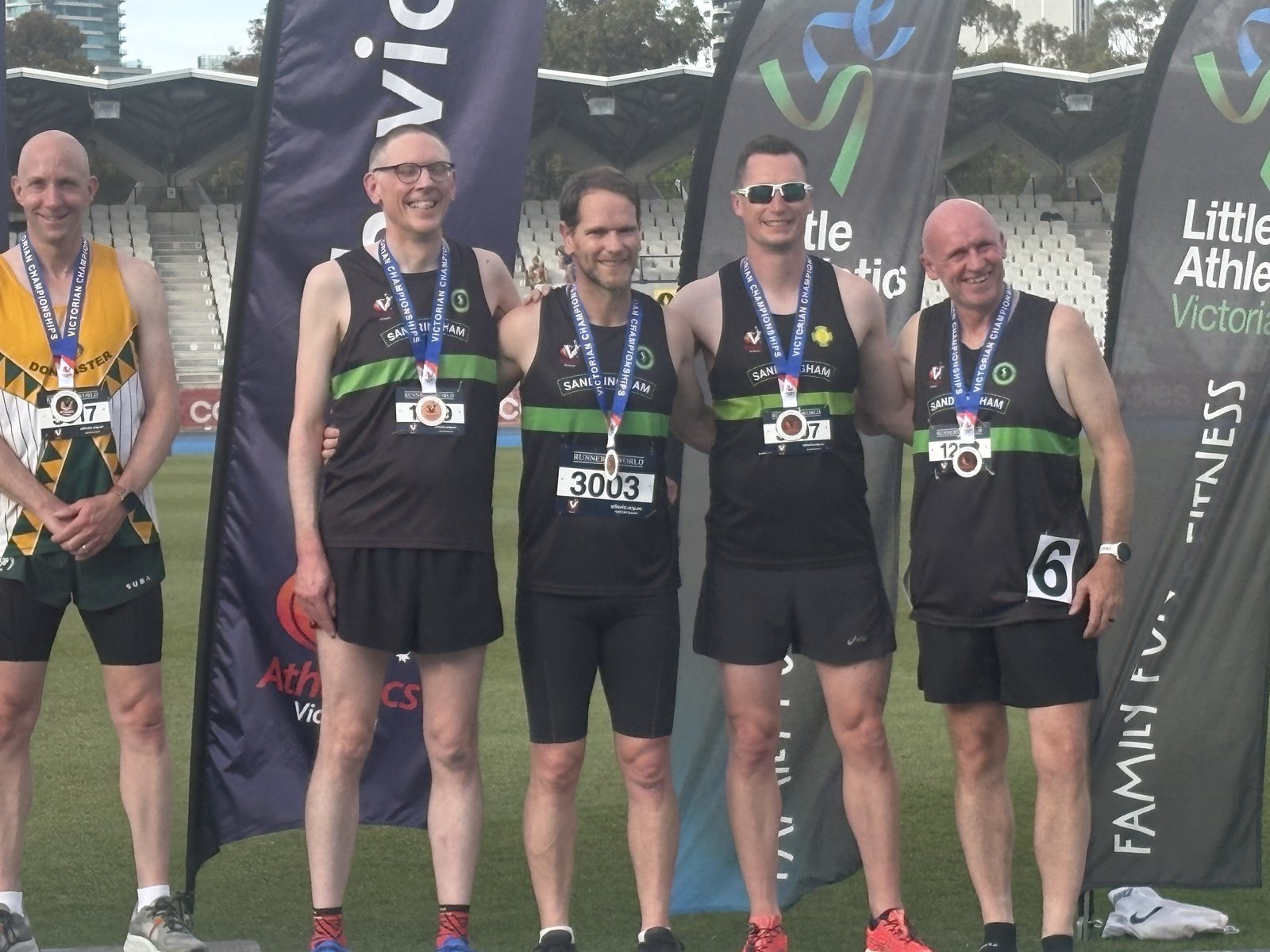 Sandringham Athletic Club runner in race kit