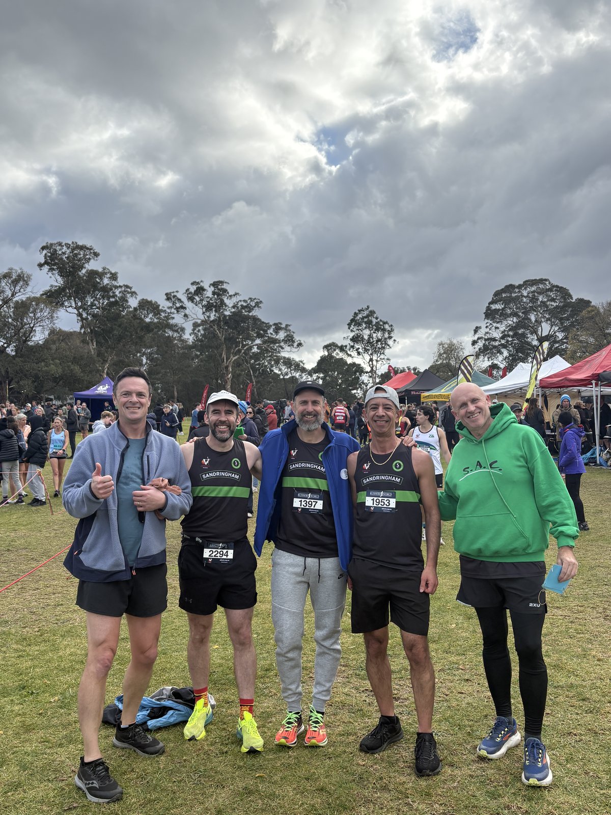 Athletes competing at Sandringham Athletic Club