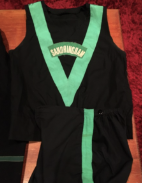 The first Sandringham women's uniform and records