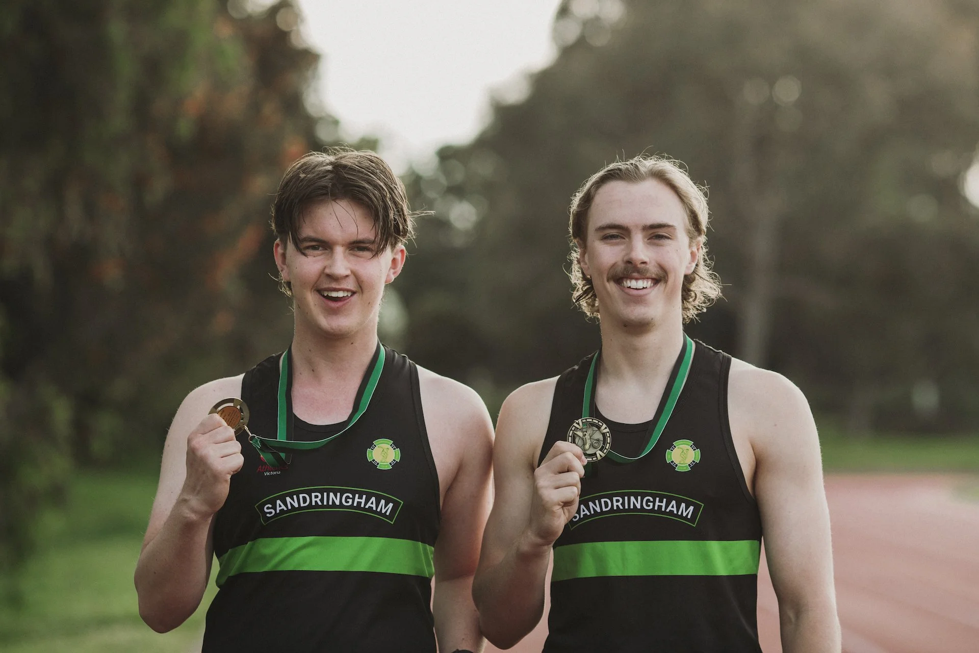 Athletes competing for Sandringham Athletic Club